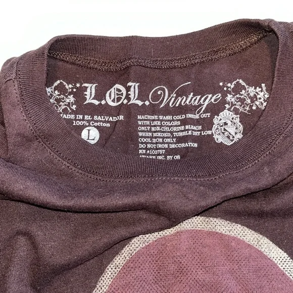 L.O.L Vintage Gingerbread Man Kids Short Sleeve t Shirt - Picture 2 of 3